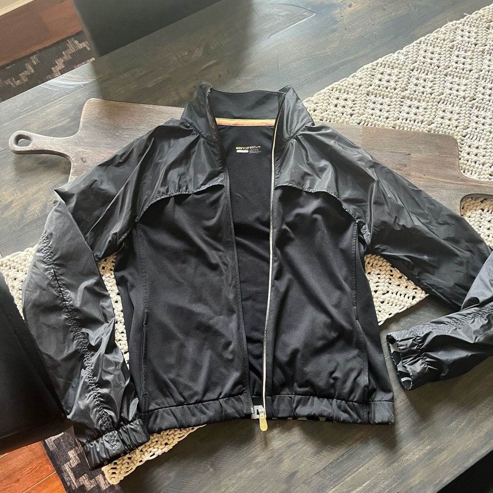 ROXY Black Running Jacket Size M Excellent